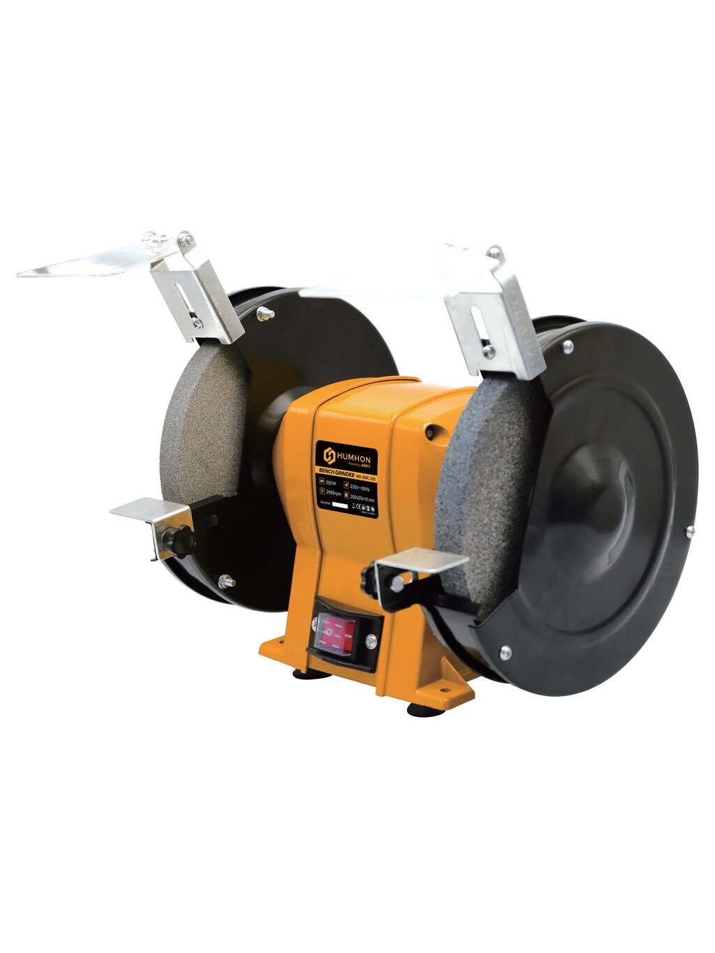 ⬡ Stacionarus šlifuoklis 8"/230 V, 200 mm (MD200C250, BOKY MACHINE) ⬡ Stacionarus šlifuoklis 8"/230 V, 200 mm (MD200C250, BOKY MACHINE)