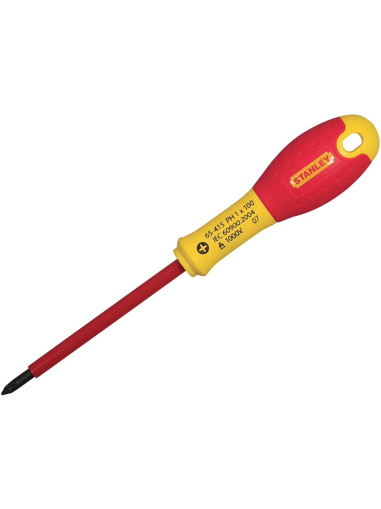 Stanley Stanley Fatmax el. atsuktuvas VDE PH1x100 mm, 1000V Stanley Stanley Fatmax el. atsuktuvas VDE PH1x100 mm, 1000V