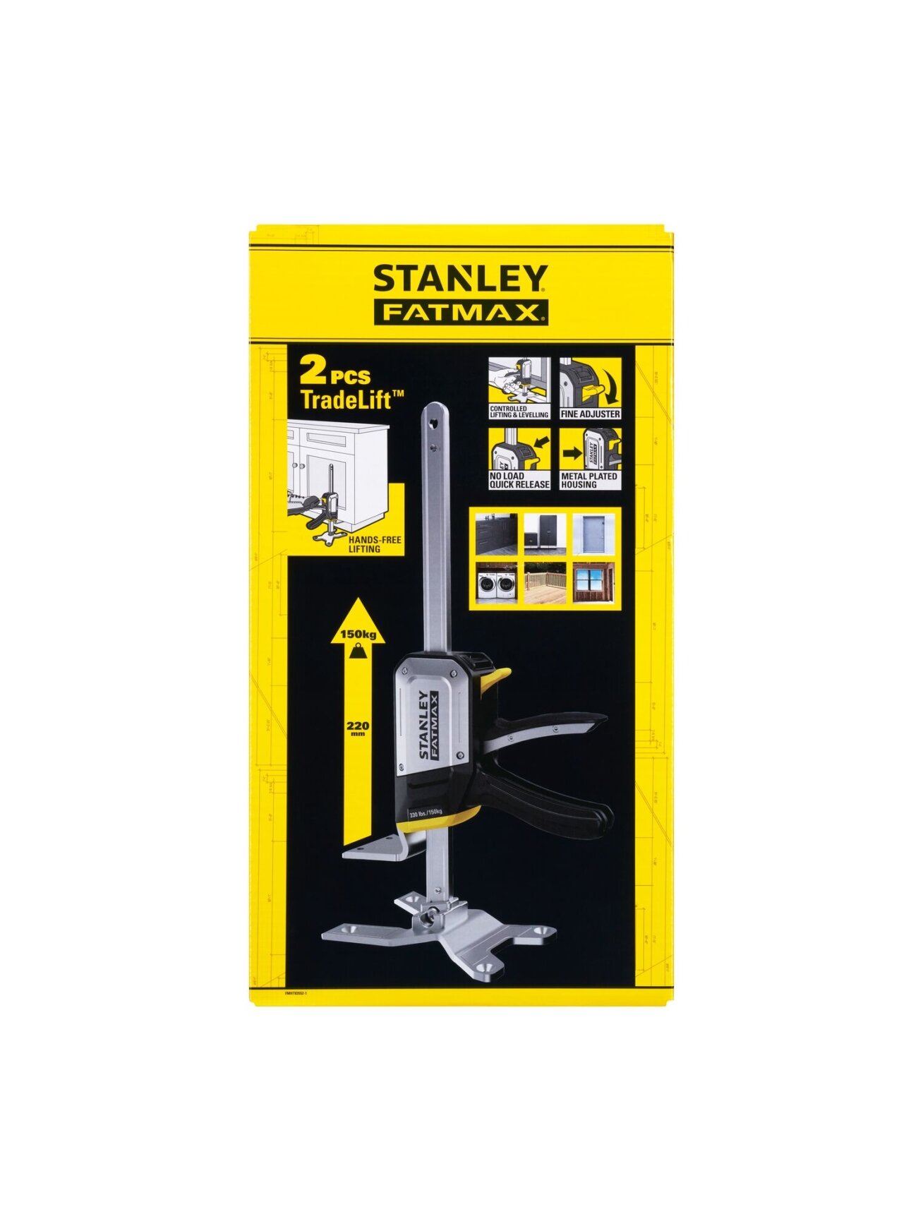 Stanley Pakėlėjai STANLEY FATMAX TradeLift, Stanley 2 vnt. 2