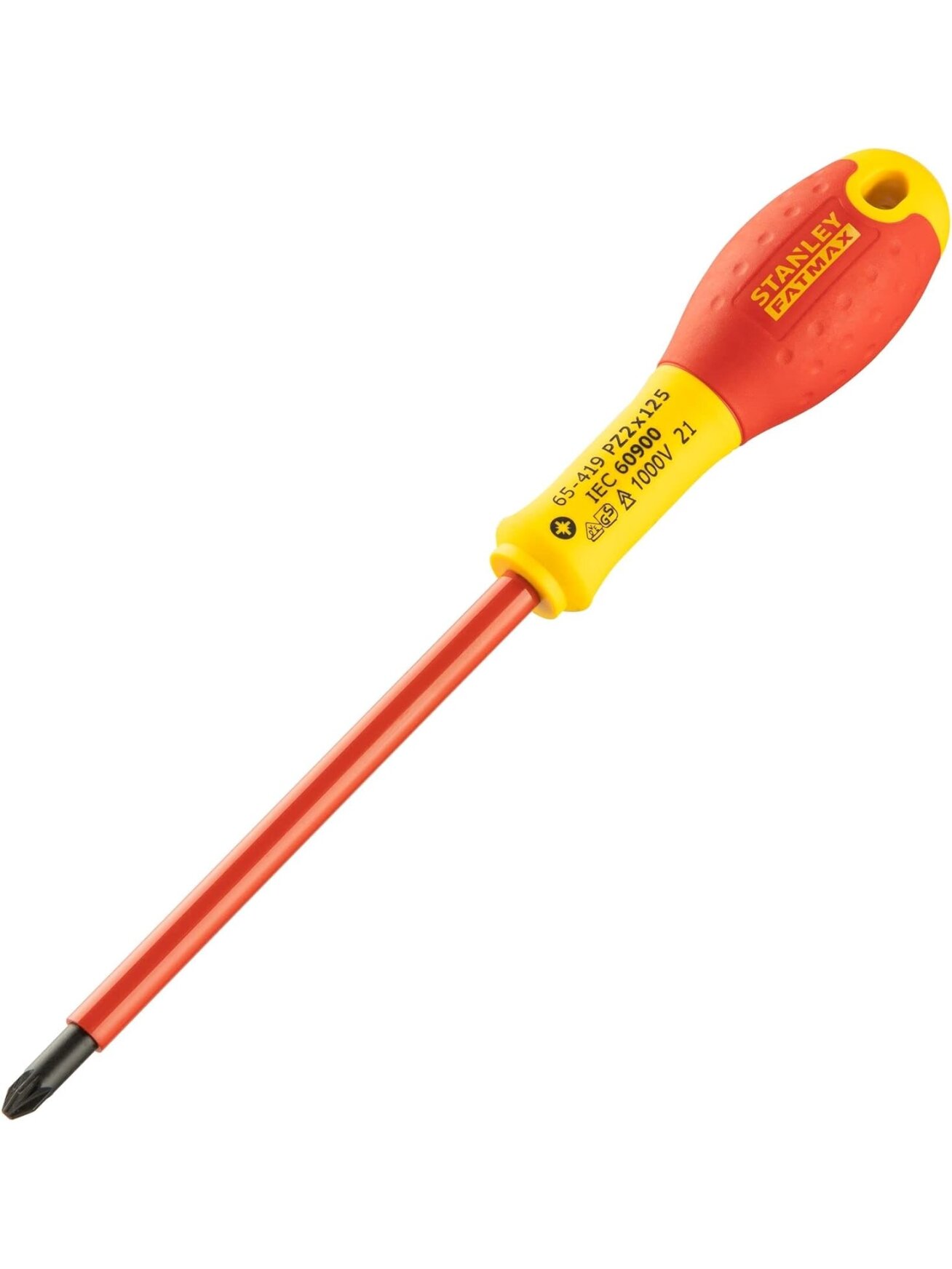 Stanley Stanley Fatmax el. atsuktuvas VDE PZ2x125 mm, 1000V Stanley Stanley Fatmax el. atsuktuvas VDE PZ2x125 mm, 1000V