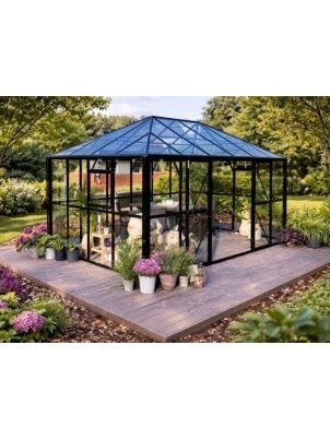 Stiklinis šiltnamis Gazebo'295×295 2