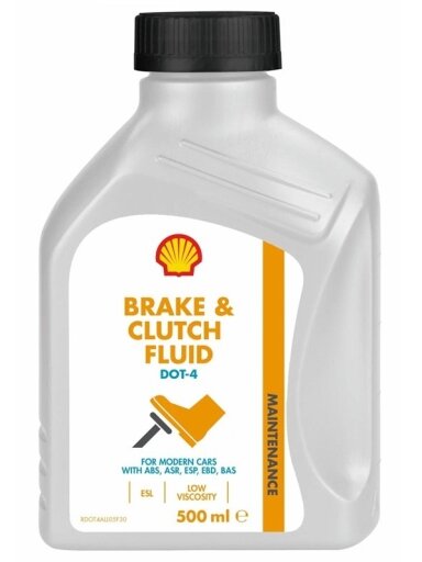 Stabdžių skystis Shell DOT-4, 0.5 l
