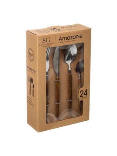 Stalo įrankių komplektas AMAZONIE 173716, 24 vnt.