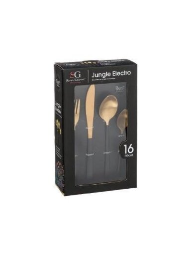 Stalo įrankių komplektas JUNGLE 173700, 16 vnt.