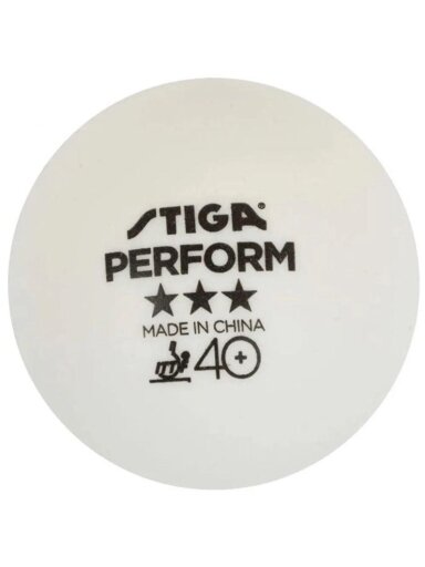 Stalo teniso kamuoliukas Stiga, 40 mm, 6 vnt.