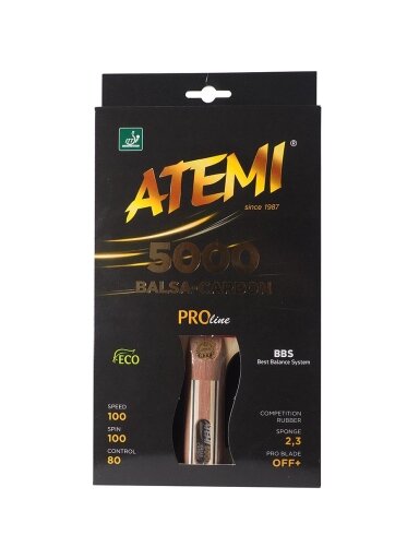 Stalo Teniso Raketė "Atemi 5000 Pro" Įgaubta