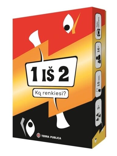 Stalo žaidimas 1 IŠ 2: KĄ RENKIESI?