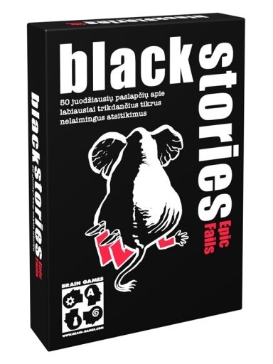 Stalo žaidimas BLACK STORIES, LT