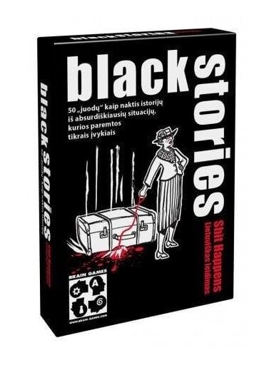 Stalo žaidimas BLACK STORIES: SHIT HAPPENS, LT