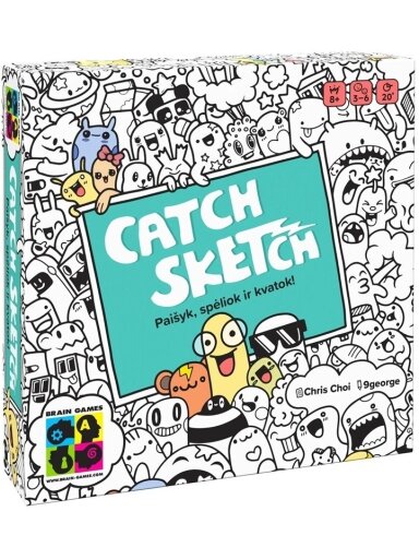 Stalo žaidimas Brain Games Catch Sketch LT BRG#CSLT