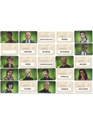 Stalo žaidimas Brain Games Codenames Duet, LT