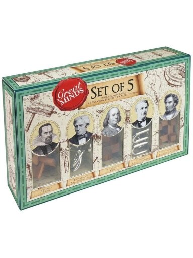Stalo žaidimas Brain Games Great Minds Set of 5