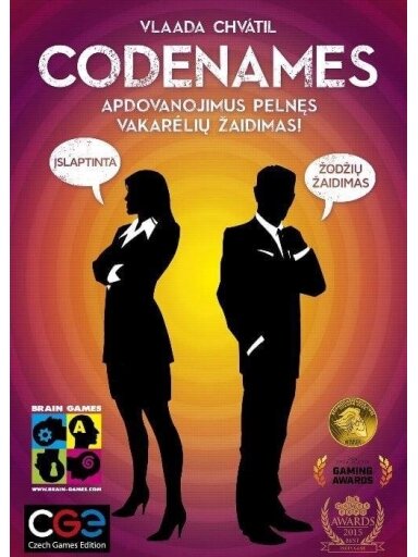 Stalo žaidimas CODENAMES, LT