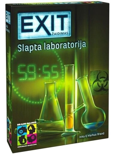 Stalo žaidimas EXIT: SLAPTA LABORATORIJA, LT