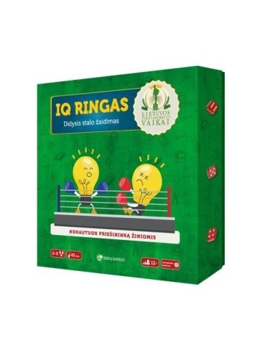 Stalo žaidimas IQ RINGAS: DIDYSIS STALO ŽAIDIMAS, LT