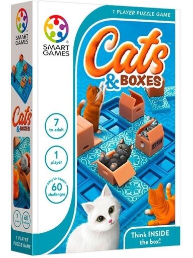 Stalo žaidimas Smart Games Cats & Boxes Stalo žaidimas Smart Games Cats & Boxes