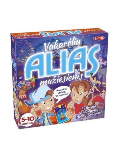 Stalo žaidimas VAKARĖLIŲ ALIAS MAŽIESIEMS 54536, LT