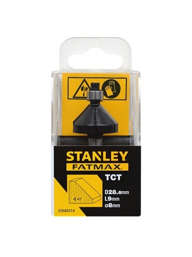 Stanley Freza TCT, nuožulni 45, 28,6 x 9 mm