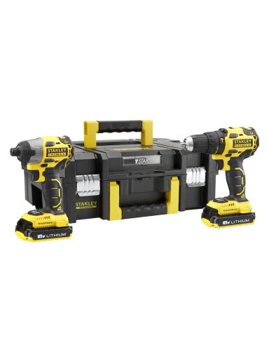Stanley Įrankių rinkinys „STANLEY" BRUSHLESS 18 V