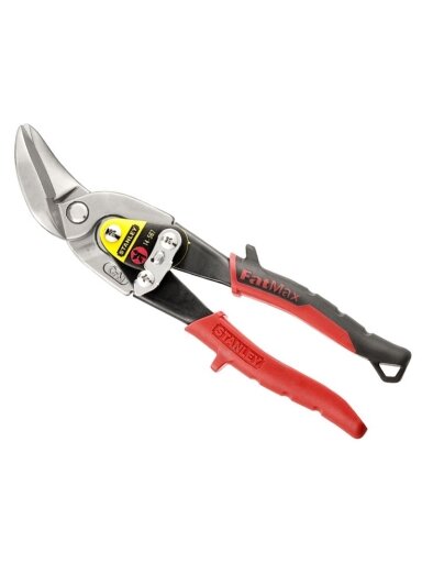 Stanley Kairin. žirklės metalui „Stanley" OFF SET SNIPS
