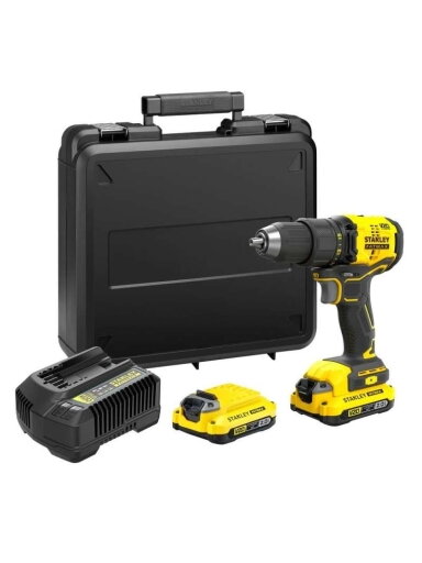 Stanley Suktuvas/gręžtuvas Stanley SFMCD710D2K; 20V 2x2,0Ah