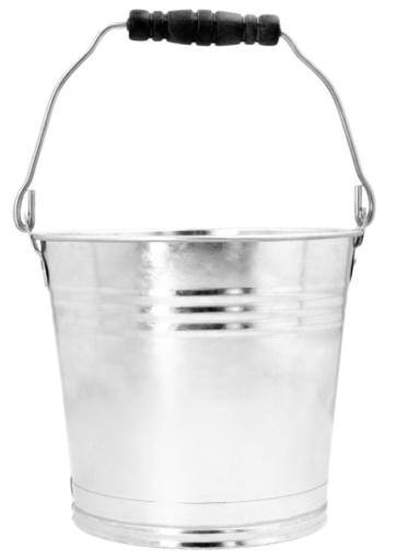 Ster'g Cinkuotas metalinis kibiras, 12l Ster'g Cinkuotas metalinis kibiras, 12l