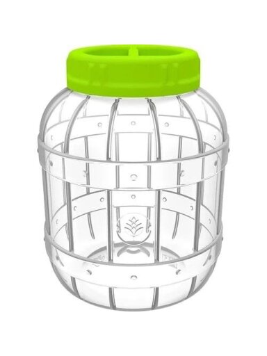 Stiklainis Browin 602013, 3 l, skaidri/žalia