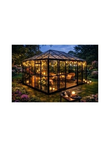 Stiklinis šiltnamis Gazebo'295×295