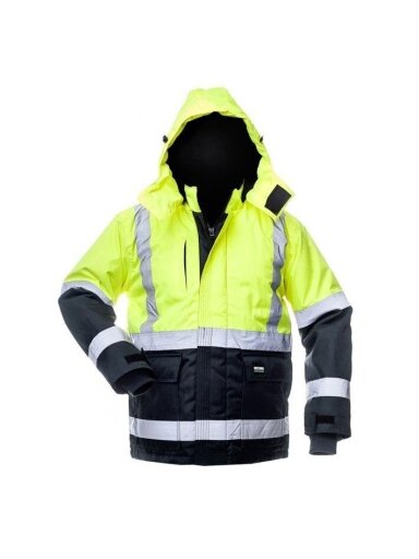 Striukė CANVAS HI-VIS FB-8946 geltona, mėlyna, L