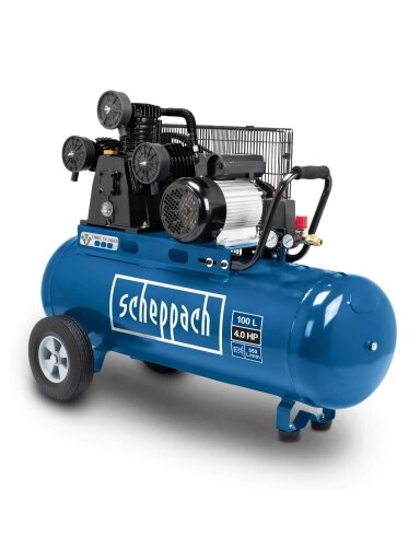 Stūmoklinis kompresorius HC550TC 230V/ 100L, Scheppach