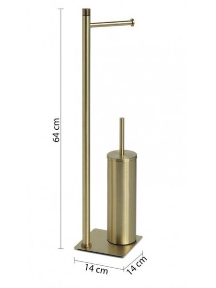 STOVAS TUALET REIKM 14X14X62.8 AUKSO STOVAS TUALET REIKM 14X14X62.8 AUKSO