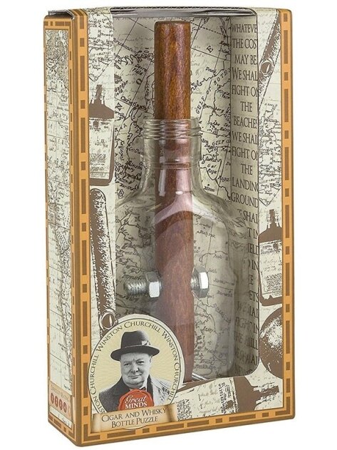 Stalo žaidimas Brain Games Churchill's Whisky Bottle Stalo žaidimas Brain Games Churchill's Whisky Bottle
