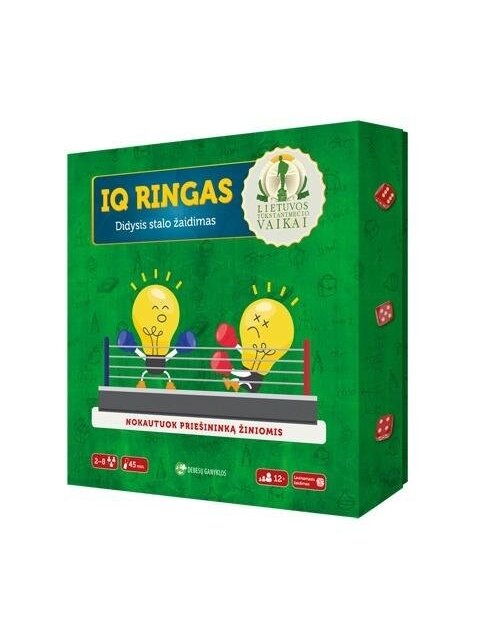 Stalo žaidimas IQ RINGAS: DIDYSIS STALO ŽAIDIMAS, LT Stalo žaidimas IQ RINGAS: DIDYSIS STALO ŽAIDIMAS, LT