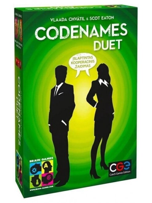Stalo žaidimas Brain Games Codenames Duet, LT Stalo žaidimas Brain Games Codenames Duet, LT