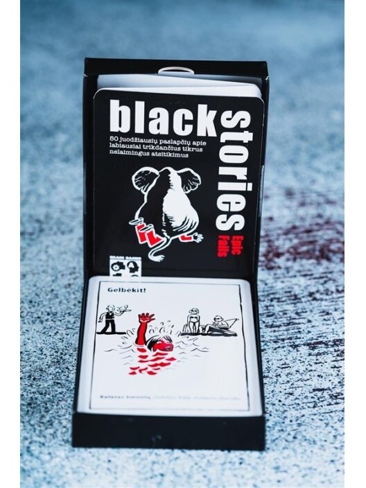 Stalo žaidimas BLACK STORIES, LT 1 Stalo žaidimas BLACK STORIES, LT 1