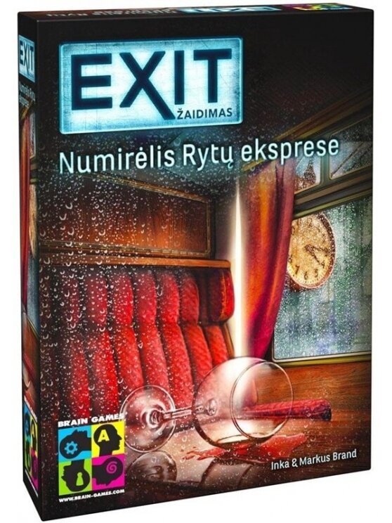Stalo žaidimas EXIT: NUMIRĖLIS RYTŲ EKSPRESE, LT 1
