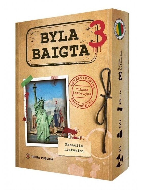 Stalo žaidimas Byla Baigta 3 Stalo žaidimas Byla Baigta 3