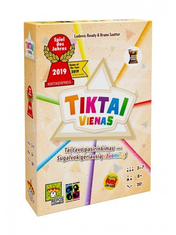 Stalo žaidimas Tiktai vienas (just one)