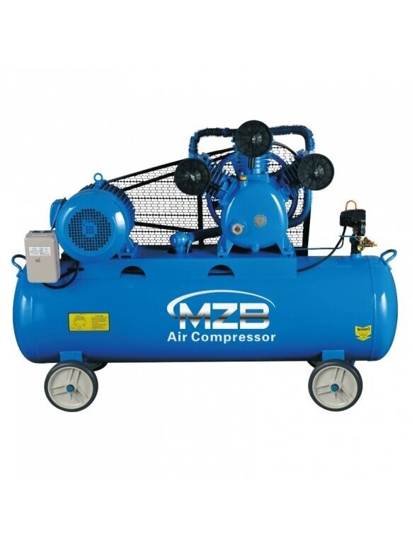 ⬡ Stūmoklinis kompresorius 180L 1051L/MIN 8BAR (MZBW098) ⬡ Stūmoklinis kompresorius 180L 1051L/MIN 8BAR (MZBW098)