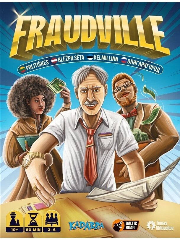 Stalo žaidimas Kadabra Fraudville, LT LV EE RUS