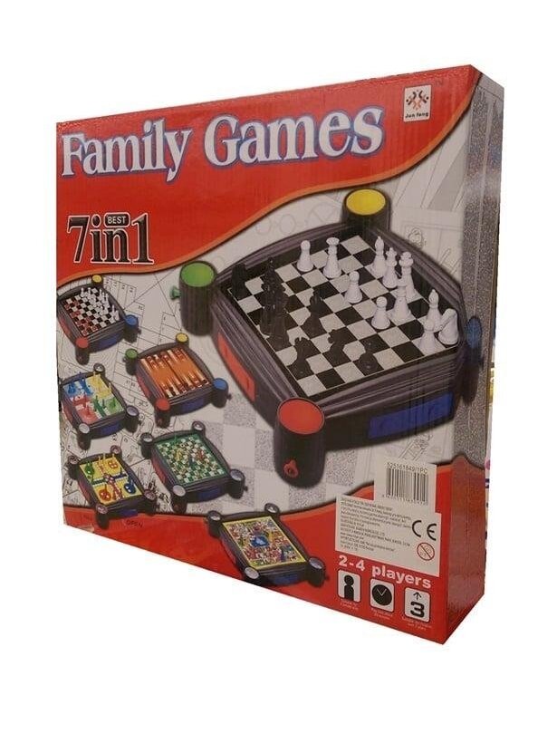 Stalo žaidimų rinkinys FAMILY GAMES 7 IN 1