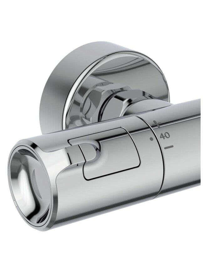 Stacionari dušo sistema Ideal Standard Ceratherm T50, su Ø250 galva ir rankiniu dušu, chrom 4 Stacionari dušo sistema Ideal Standard Ceratherm T50, su Ø250 galva ir rankiniu dušu, chrom 4