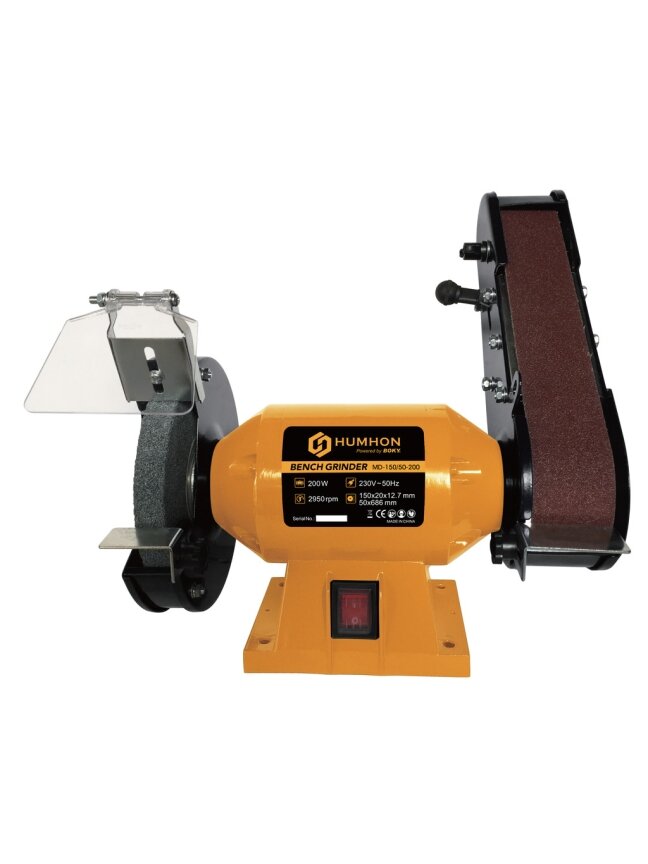 ⬡ Stacionarus šlifuoklis 2-in-1 150 mm 200 W, 230 V (MD15050200, BOKY MACHINE) ⬡ Stacionarus šlifuoklis 2-in-1 150 mm 200 W, 230 V (MD15050200, BOKY MACHINE)