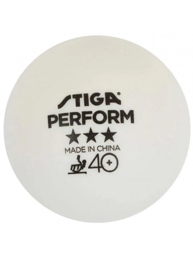 Stalo teniso kamuoliukas Stiga, 40 mm, 6 vnt.
