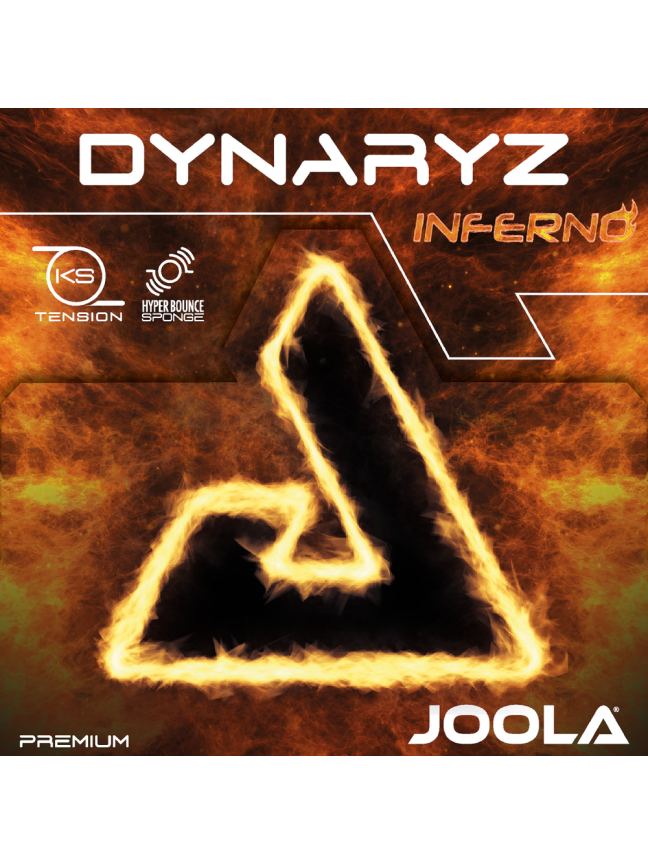 Stalo Teniso Raketės Guma JOOLA Dynaryz Inferno, Red Max+