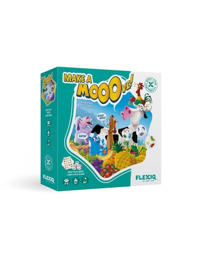 Stalo žaidimas Flexiq MAKE A MOOOVE! FXG103 Stalo žaidimas Flexiq MAKE A MOOOVE! FXG103