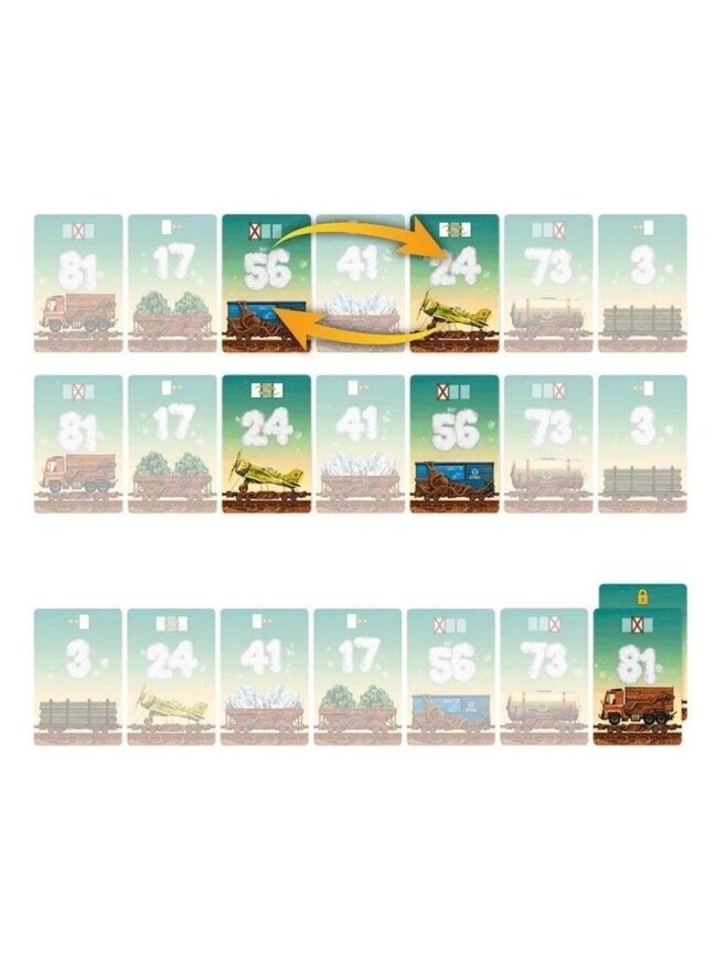 Stalo žaidimas GAME OF TRAINS 2 Stalo žaidimas GAME OF TRAINS 2