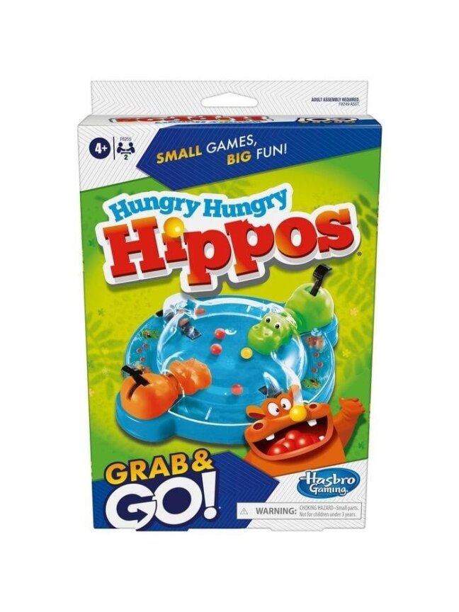 Stalo žaidimas Hasbro HUNGRY HIPPOS GRAB&GO F8255BAL