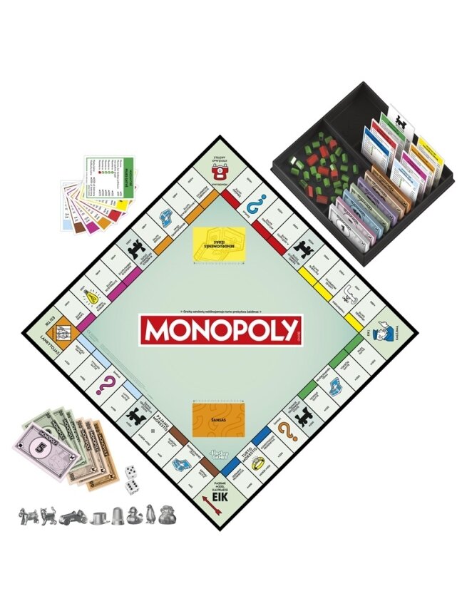 Stalo žaidimas Hasbro Monopoly G0009LIT 1 Stalo žaidimas Hasbro Monopoly G0009LIT 1