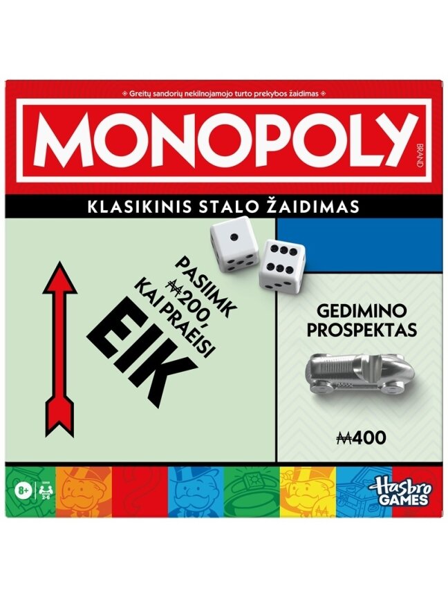 Stalo žaidimas Hasbro Monopoly G0009LIT
